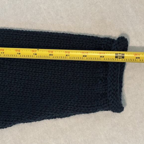 Aran Crafts Unisex Crewneck Deep Green & Blue Color XXL Thick Chunky 100% Wool - Picture 2 of 6